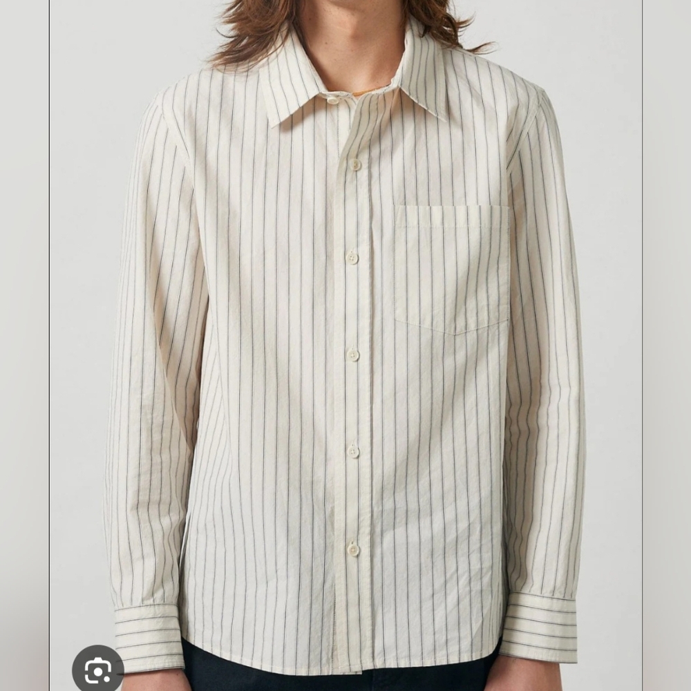 UNIVERSAL THREAD WOMEN'S 100% COTTON STRIPE BUTTON DOWN SIZE SMALL NWT